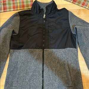The North Face Black and Gray Fleece Jacket